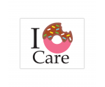 I Donut Care Greeting Card