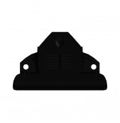 85 mm Black Butterfly Clipboard Clip 