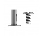 3.4 mm x 6.35 mm Silver Small Rivet 3.4 mm x 6.35 mm Silver Small Rivet