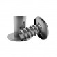 3.28 mm x 4.45 mm Silver Small Rivet