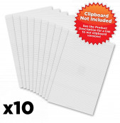 10 Pack - Vertical 11 x 17 MDF Clipboard Notepad