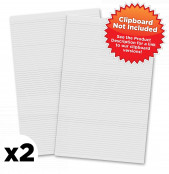2 Pack - Vertical 11 x 17 MDF Clipboard Notepad