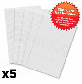 5 Pack - Vertical 11 x 17 MDF Clipboard Notepad