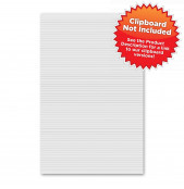 Vertical 11 x 17 MDF Clipboard Notepad