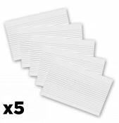 5 Pack - 8 x 5 Notepads - Ruled