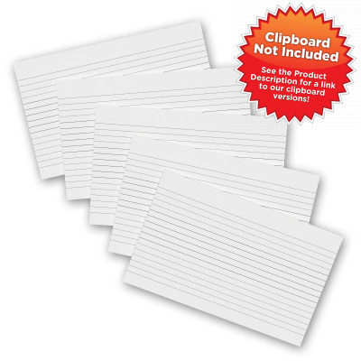 5 Pack - WhiteCoat Clipboard Notepads