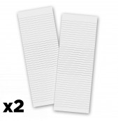 2 Pack - 3.5 x 10.25 Notepad