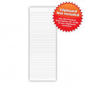 Vertical WhiteCoat Clipboard Notepad