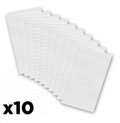 10 Pack - 5 x 8.75 Notepads