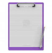 Letter Size 8.5 x 11 Aluminum Clipboard | Lilac