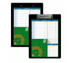 Flat Aluminum Baseball Clipboard 