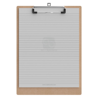 Letter Size 8.5 x 11 MDF Clipboard