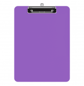 Letter Size 8.5 x 11 Plastic Clipboard | Lilac