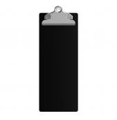 4.25 x 11 Aluminum Server Clipboard - Black