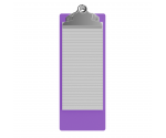 4.25 x 11 Aluminum Server Clipboard - Lilac