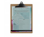 Large Clip MDF Menu Clipboard Large Clip MDF Menu Clipboard