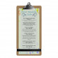 MDF Tall Menu Clipboard