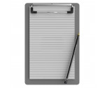 Memo Size 5 x 8 Aluminum Clipboard | Silver