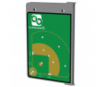 Silver Baseball Clipboard