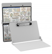 Aluminum Needlework Clipboard - White