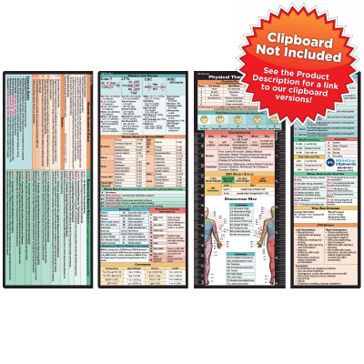 Trifold Physical Therapy Adhesive Reference Label
