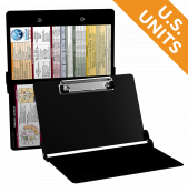  WhiteCoat Clipboard® - Black Edición médica