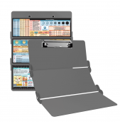 WhiteCoat Clipboard® Trifold - Silver Nursing Edition