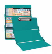 WhiteCoat Clipboard® Trifold - Teal Nursing Edition