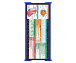 WhiteCoat Clipboard® Trifold - Blue Veterinary Medicine Edition