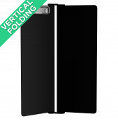 Black Vertical ISO Clipboard