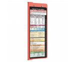 WhiteCoat Clipboard® Vertical - Coral Physical Therapy Edition