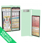 WhiteCoat Clipboard® Vertical - Mint Physical Therapy Edition