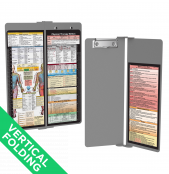 WhiteCoat Clipboard® Vertical - Silver Physical Therapy Edition