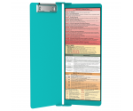WhiteCoat Clipboard® Vertical - Teal Physical Therapy Edition
