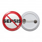 No Sepsis Pinback Button