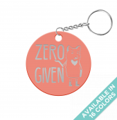 Zero Fox Given Circle Keychain